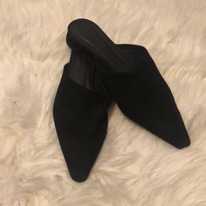 Zara  Suede mules